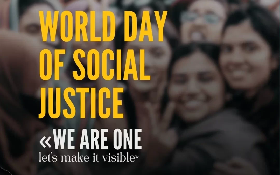 World Day of Social Justice: “We are one—let’s make it visible”